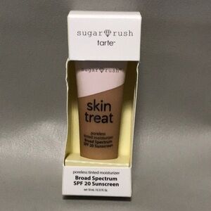 Sugar Rush Tarte Skin Treat Poreless Tinted Moisturizer Broad Spectrum Tan